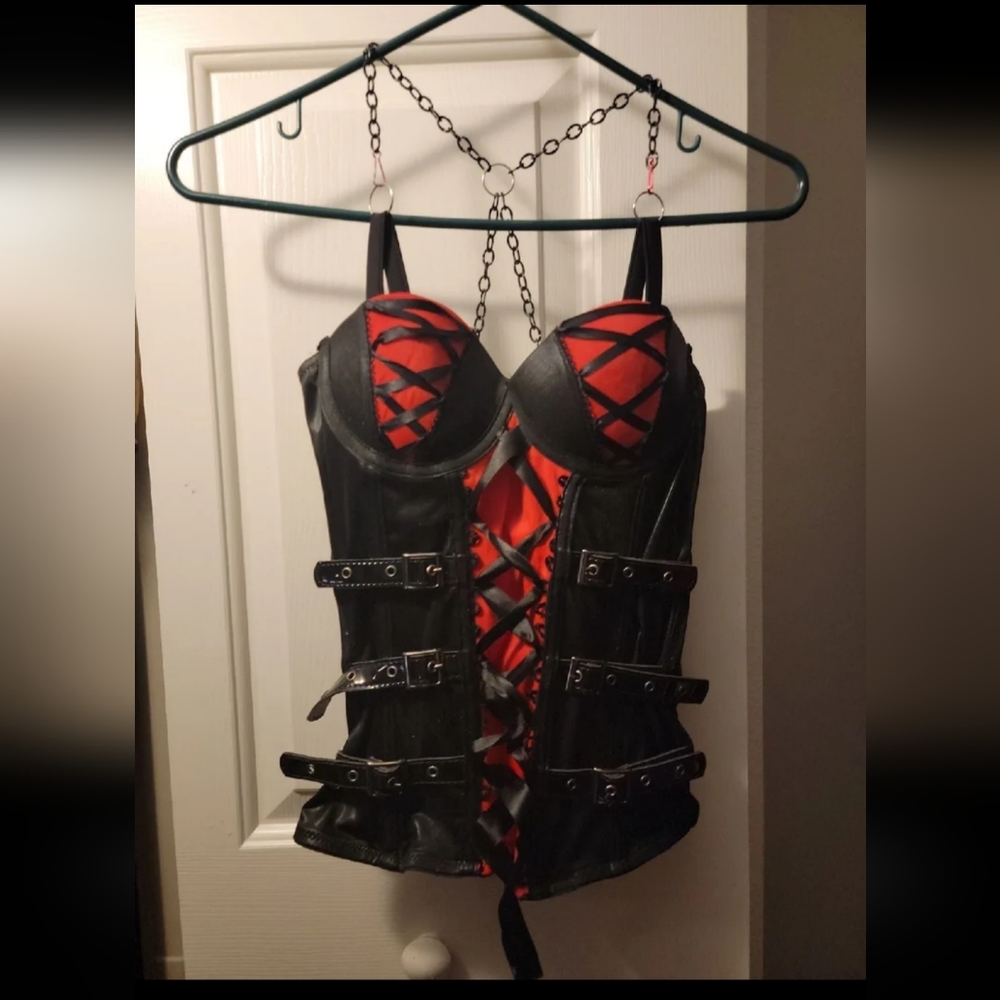 Morbid threads corset SOLD